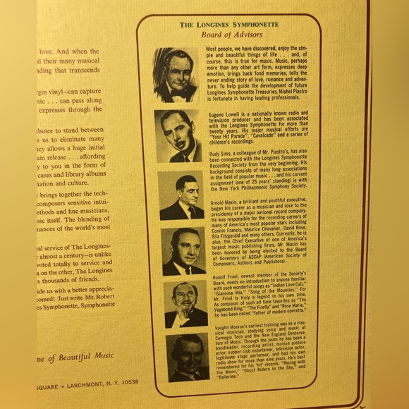 Duke Ellington - Composer Vintage Music Record, Longines - Picture 4 of 16